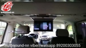 Автомобильный потолочный монитор 17.3"