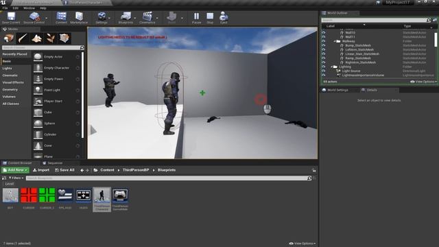UE4 сваливание персонажа / падение с обрыва / свалиться с края Unreal Engine 4 / инди разработка смотреть онлайн