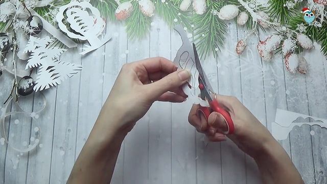 Аплікація "Зимові витинанки" смотреть онлайн