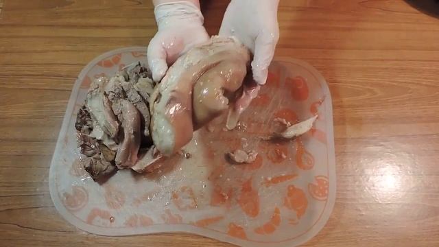 Холодец из свиной рульки в мультиварке Без слоя жира!!! смотреть онлайн