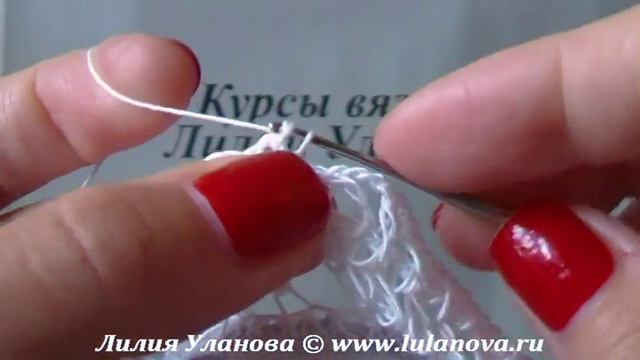 Болеро Белоснежка - 2 часть - Crochet bolero - вязание крючком по ткани смотреть онлайн