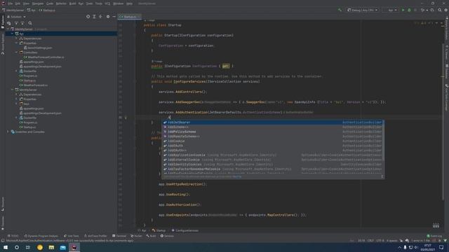 Adding JWT Bearer Authentication to an ASP.NET Core 5 API смотреть онлайн