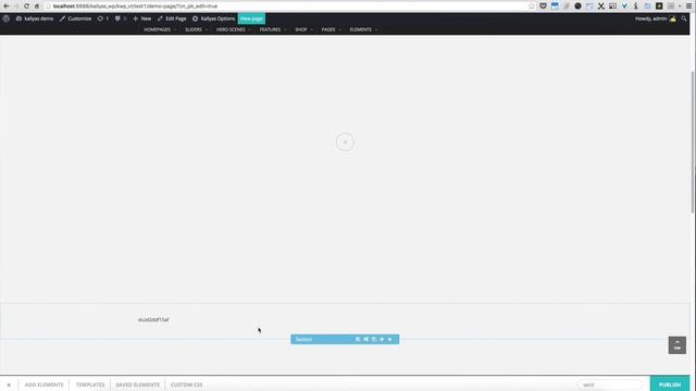 Anchor Point (Page Builder Element in Kallyas WordPress theme v4.0 ) смотреть онлайн