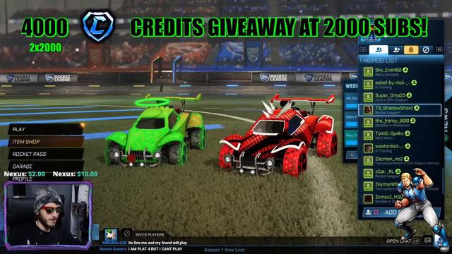 ROCKET LEAGUE GIVEAWAYS - 4000 CREDITS AT 2000 SUBS - ITEMS EVERY 10 SUBS - PS4 - WRLSE #136 смотреть онлайн