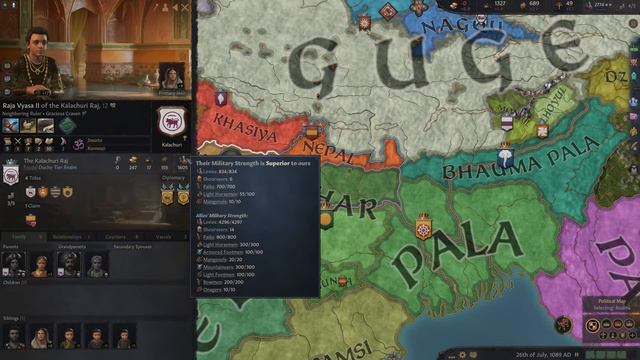 Crusader Kings 3 - Of Nepal, Gameplay #2 Slight progress? смотреть онлайн