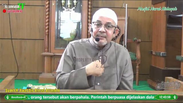 🔴[LIVE] Pertemuan 12 - Majelis Ilmu Ramadhan || BERSAMA SYEKH H. AWAB bin AHMAD ATTAMIMI смотреть онлайн