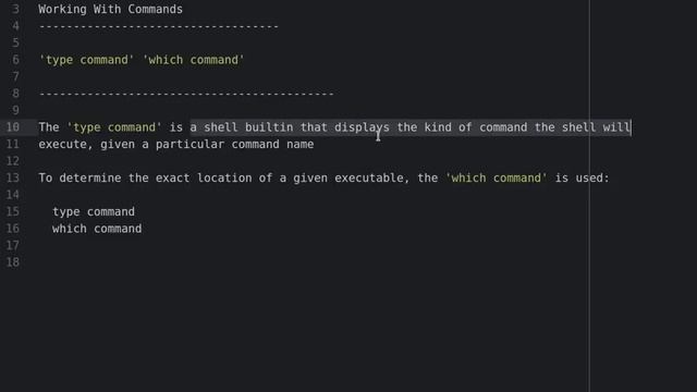 Linux Command : type, which смотреть онлайн