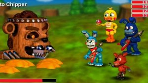 от самого слабого до самого сильного аниматроника в фнаф ворлд