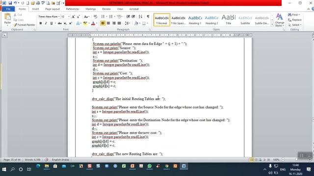 Dr. S. Subasree | CS8581| Network Lab | 9. Implementation of Distance Vector Routing Algorithm смотреть онлайн
