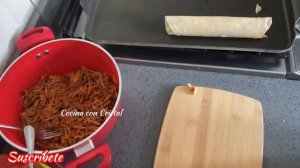 Lonches y burritas de cerdo Fácil