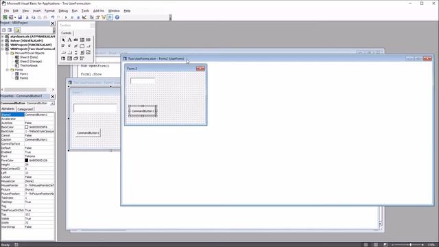 Working with Multiple Userforms Simultaneously in Excel VBA смотреть онлайн