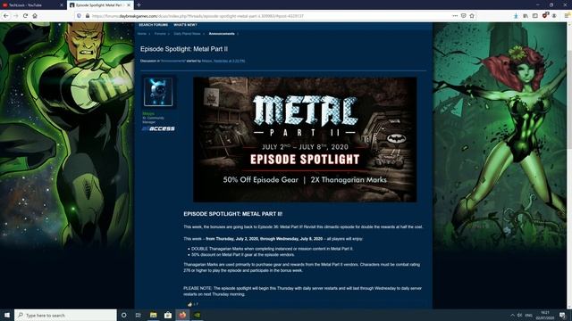 DCUO Episode Spotlight Metal Part 2 смотреть онлайн