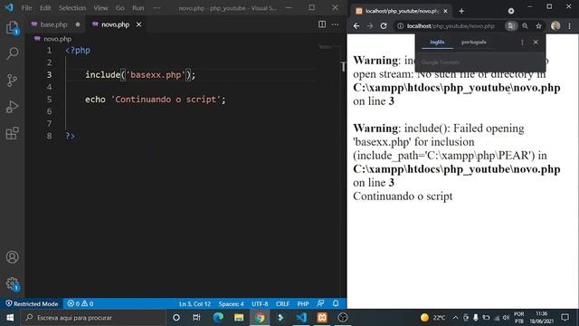 FORMAS DE IMPORTAR ARQUIVOS PHP смотреть онлайн
