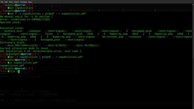 Converting Manpages Into PDFs Using ps2pdf смотреть онлайн