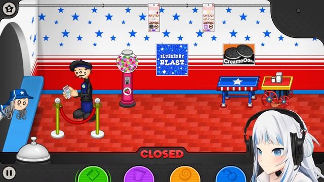 【PAPA'S FREEZERIA DELUXE】blue flavor shark смотреть онлайн