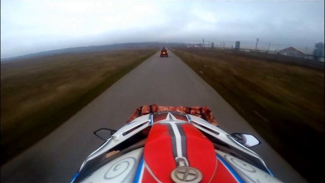 Прогулка на квадроциклах Cf moto X8 и Cf moto 500а смотреть онлайн