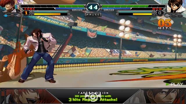 The King Of Fighters A 2012 Classic Iori Yagami Vs Nest Kyo Kusanagi Gameplay Walkthrough смотреть онлайн