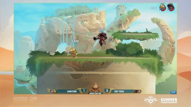 Sandstorm vs Cody Travis - Winners Semi-Final - Summer Championship 2021 - NA 1v1 смотреть онлайн