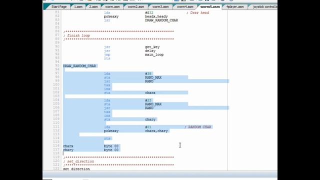 C64 Coding Snake / Worms in Assembly смотреть онлайн