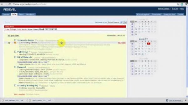 Freelancer's Project and Task management system