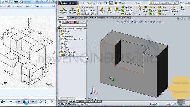 SolidWorks Beginners|Exercise 10|Practice session смотреть онлайн