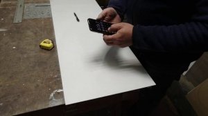 Отмерить угол 90° без угольника!