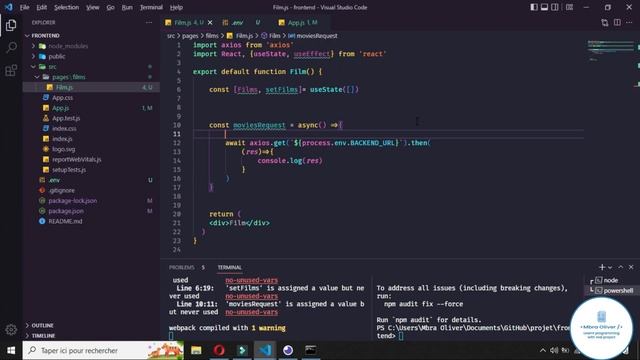 Tutoriel React: Consommer une API Laravel 9 | Partie II смотреть онлайн