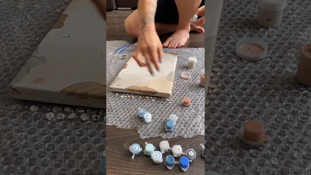 Чем занять себя дома #картинанахолсте смотреть онлайн