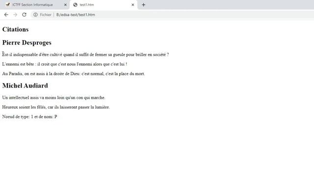 Parcourir le DOM: nodeType, nodeName, parentNode смотреть онлайн