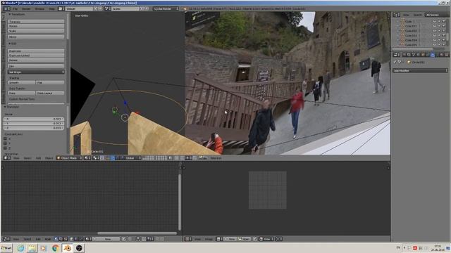 Blender 3D mega Tutorial st.michel entrance part 2 extrude scale смотреть онлайн