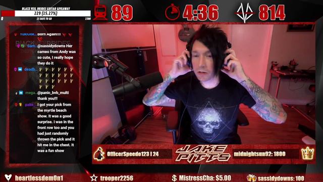 Jake Pitts shows his new signature Schecter 6 and 7 string guitars on Twitch for the first time смотреть онлайн
