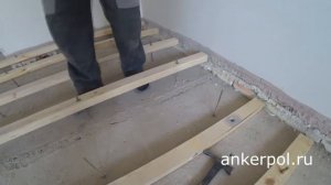 Регулируемые лаги для пола! Установка, монтаж пошаговая инструкция.