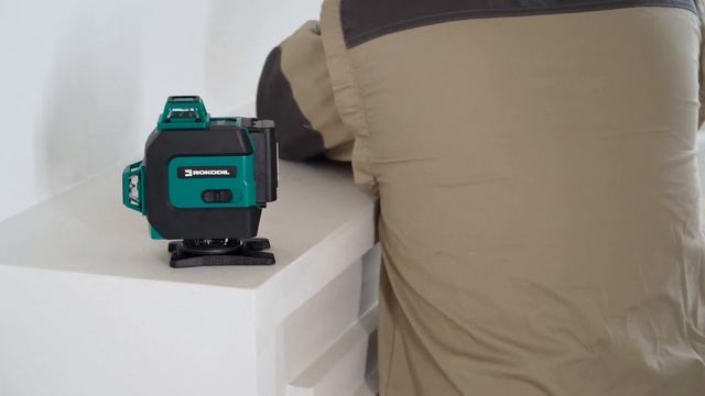 Лазерный уровень Rokodil Ray Max, зеленый луч, 4D, 360 градусов, 16 линий смотреть онлайн