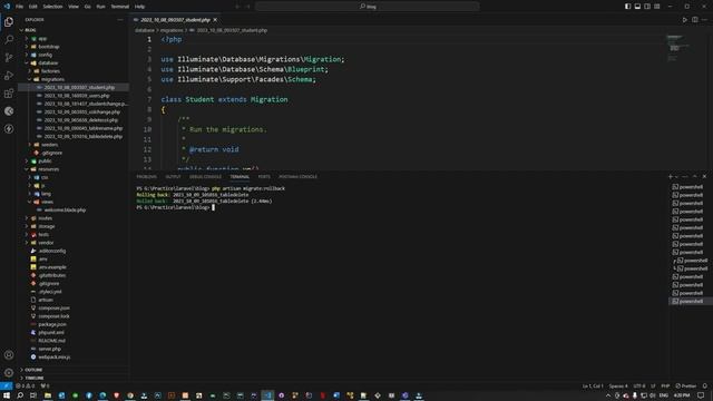 Laravel Tutorial Bangla | Migration Rolling Back Part-10 смотреть онлайн
