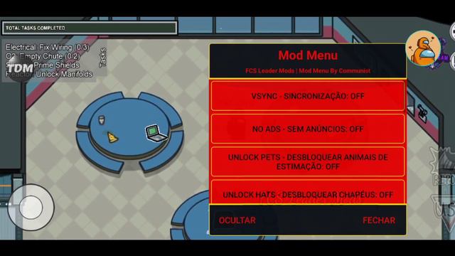 4 Mod menu in one app! Among Us. смотреть онлайн