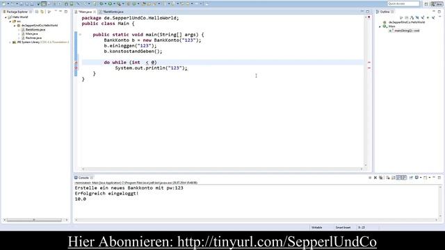 Java Tutorial #19 - Methoden überladen & Do-While (German/HD) смотреть онлайн