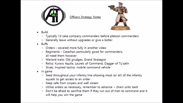 Imperial Guard Officers: Rules, Review + Tactics - Astra Militarum Platoon + Company Commanders смотреть онлайн