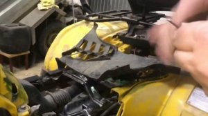 Замена свечи зажигания на квадроцикле BALTMOTORS -CF500