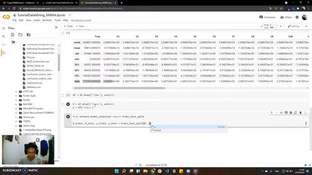 Tutorial Data Mining menggunakan Python dengan Algoritma C4.5 (Credit Card Fraud Detection) смотреть онлайн
