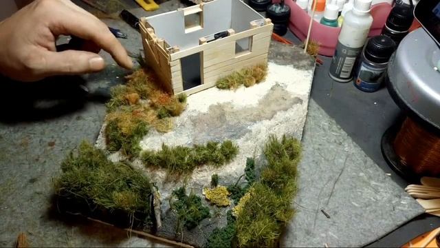 №4 Stalker. Имитация травы на основании / Manufacturing of grass 1/35 from sanitary flax смотреть онлайн