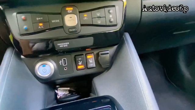 Electric car Nissan Leaf 150ps 40kWh interior exterior смотреть онлайн