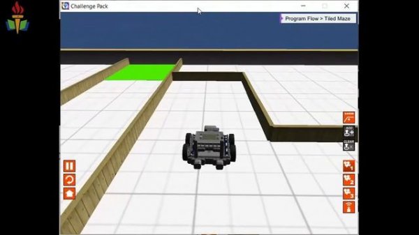 Использование датчиков VEX IQ для навигации