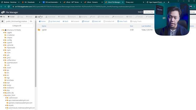 Cara CERDAS AUTO DEPLOY WEBSITE pake GIT di hosting : Integrasi local komputer ke Hosting смотреть онлайн