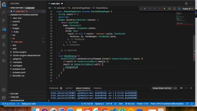 Flutter: Internet Connectivity | Check Internet Connectivity in flutter смотреть онлайн