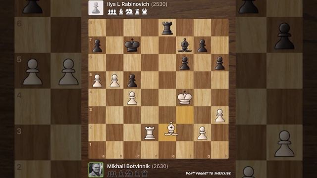 Mikhail Botvinnik vs Ilya Rabinovich • Tournament - Leningrad, 1934 смотреть онлайн