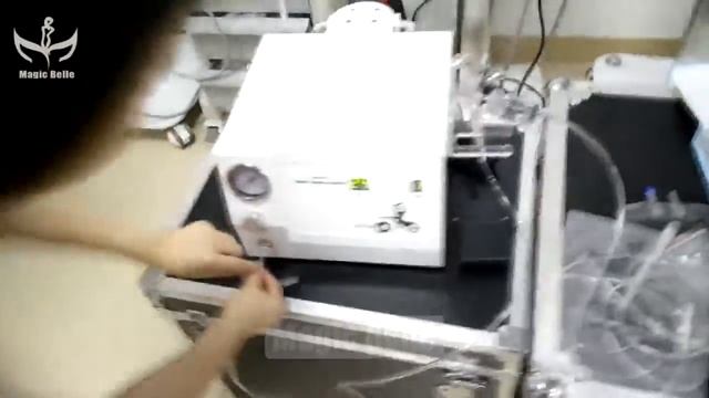 Oxy-Spray Oxygen jet peel machine use video смотреть онлайн