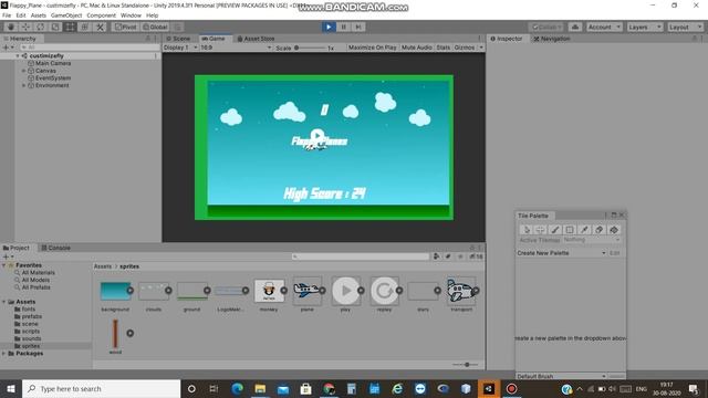 Customizing The flappy flying bird game смотреть онлайн