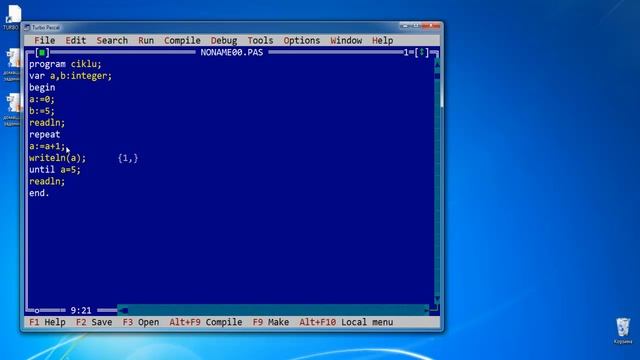 Оператор повтора (циклы) в Pascal - 07 смотреть онлайн