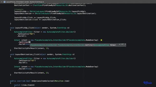 Xamarin Android Uber Clone - Apply Filter To Place Autocompete Search смотреть онлайн