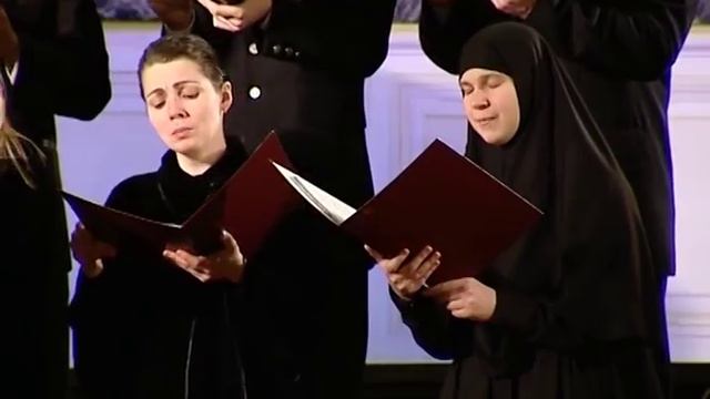 2011. «Плач Богородицы» Праздничный хор Свято-Елисавенинского монастыря смотреть онлайн